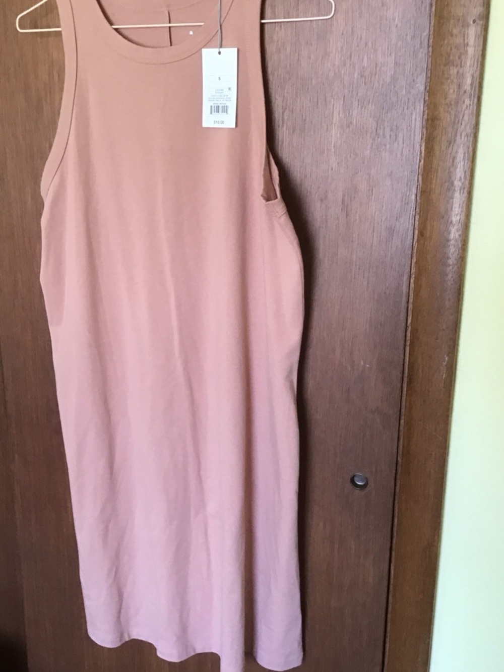 a new day Sleeveless Tank Midi Dress - Blush